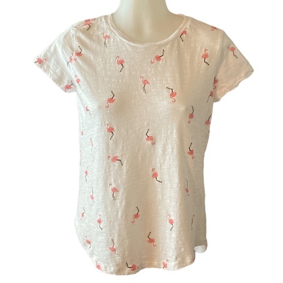 🌸NWT WORKSHOP REPUBLIC Clothing Flamingo Top - size womens Small - Picture 1 of 12